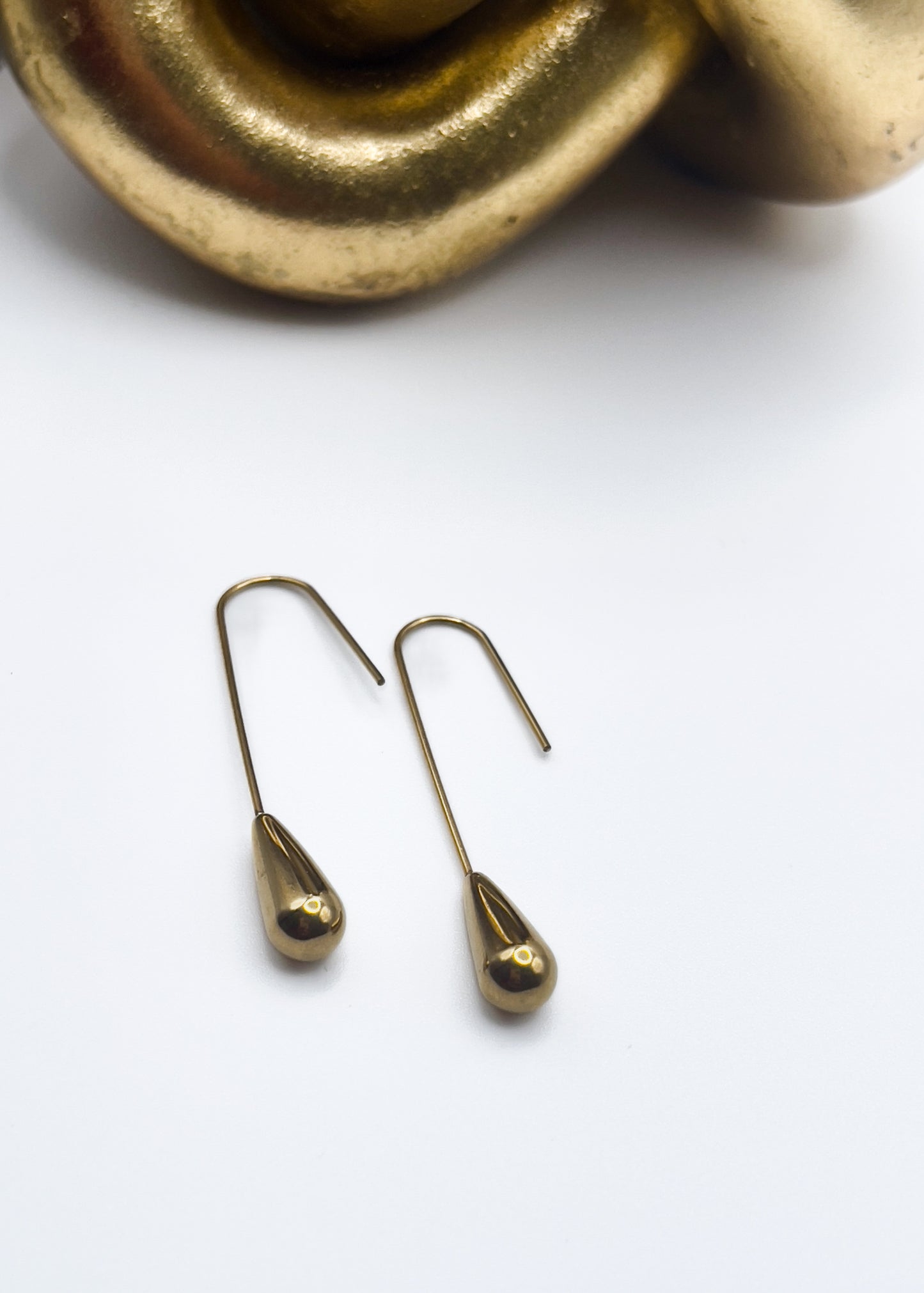 Gold Drops Earrings