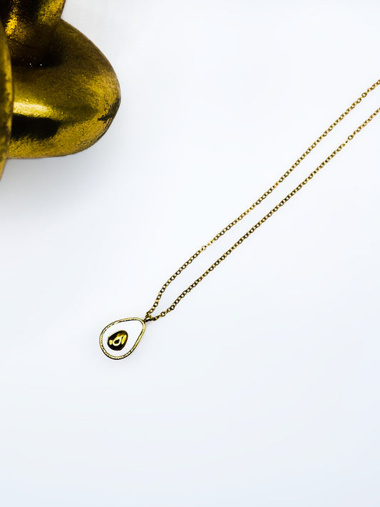 Gold Avocado Necklace